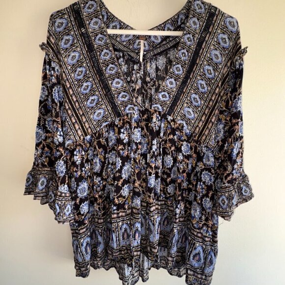 Free People The Moonlight Dance Tunic Boho Dress size Small - Picture 13 of 16